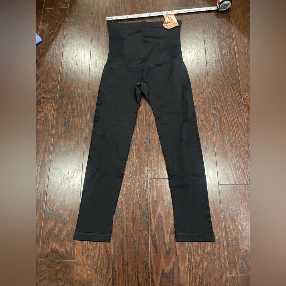 Shapermint High Waist Shaping Legging Tummy Control Black Women Size X-Large NEW